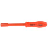 911-1528 ITL Insulated Tools Ltd Hexagon Nut Driver, 10 mm Tip, VDE/1000V, 105 mm Blade, 265 mm Overall