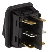 19393119 Marquardt DPDT, On-Off-On Rocker Switch Panel Mount