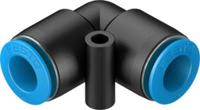 qsl-10-50 Festo QS Series Elbow Tube-toTube Adaptor, Push In 10 mm to Push In 10 mm, Tube-to-Tube Connection Style, 130743