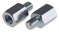 603-491 RS PRO Standoff, M6 x M6 Thread, 12mm Body, Steel, Male/Female, 7.5mm Stud