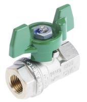 141-7721 RS PRO Brass Full Bore, 2 Way, Ball Valve, Threaded, BSPP 1/4in