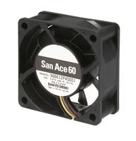9g0612p4s0011 Sanyo Denki 9G Series Axial Fan, 12 V dc, DC Operation, 83.9m³/h, 8.04W, 670mA Max, 60 x 60 x 25mm