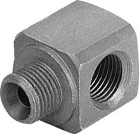 g-m5-ai Festo Elbow Threaded Adaptor, M5 Male to M5 Female, Threaded Connection Style, 3558