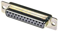 470-904 RS PRO 25 Way Panel Mount D-sub Connector Socket