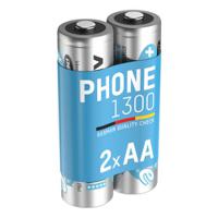 5030802 Ansmann MaxE AA NiMH Rechargeable AA Batteries, 1.3Ah, 1.2V - Pack of 2