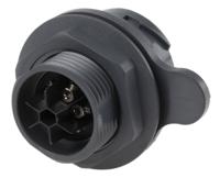pxp701206sst Bulgin Circular Connector, 6 Contacts, Front, Standard Connector, Socket, Female, IP66, IP68, IP69K, Buccaneer 7000