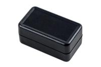 1551abk Hammond 1551 Series Black ABS Enclosure, IP54, Flanged, Black Lid, 35 x 20 x 15.5mm