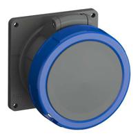 2cma101308r1000-232eru6w Amphenol Industrial, Easy & Safe IP67 Blue Panel Mount 2P + E Industrial Power Socket, Rated At 32A, 230 V