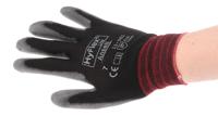11601070 Ansell Black Nylon Work Gloves, Polyurethane Coating