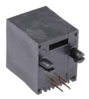 mhrjj64nfv MH Connectors MH Modular Series Female RJ12 Connector, Through Hole, UTP Shield Straight 6P4C -Way