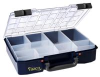 143974 Raaco 9 Cell PP, Adjustable Compartment Box, 79mm x 337mm x 278mm