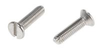 527-167 RS PRO Slot M3 Countersunk A2 304 Stainless Steel Machine Screws DIN 963 x 12.0mm