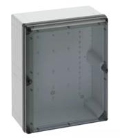 70174501 Spelsberg Grey Polycarbonate General Purpose Enclosure, IP66, IP67, IK09, Transparent Lid, 500 x 400 x 226mm