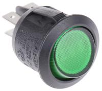 r13244bnab Arcolectric (Bulgin) Ltd Illuminated DPST, On-Off Rocker Switch Panel Mount