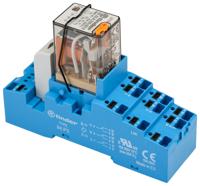 58p382300060sma Finder 58 Series Interface Relay Module, DIN Rail Mount, 230V ac Coil, 3PDT, 3-Pole, 10A Load