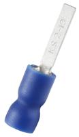 178-7251 RS PRO Insulated Crimp Blade Terminal 13mm Blade Length, 1.5mm² to 2.5mm², 16AWG to 14AWG, Blue