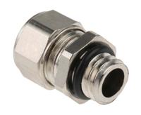 a100008050 SES Sterling A1 Series Metallic Nickel Plated Brass Cable Gland, M8 Thread, 3.5mm min., 5mm max., IP68, IP69K