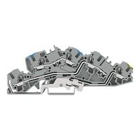 2005-7646 WAGO  TOPJOB S Series Grey, 4mm², 3-Level, Push-In Cage Clamp Termination
