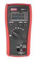 123-3239 RS PRO IDM71 Handheld Digital Multimeter, True RMS, 10A ac Max, 10A dc Max, 750V ac Max