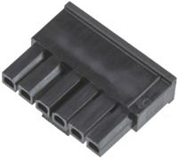 43645-0600 Molex, Micro-Fit 3.0 Female Connector Housing, 3mm Pitch, 6 Way, 1 Row