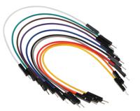 mikroe-513 MIKROE-513, 150mm Insulated Breadboard Jumper Wire in Black, Blue, Brown, Green, Grey, Orange, Purple, Red, White,