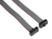 ffsd-05-d-1200-01-n Samtec FFSD Series Flat Ribbon Cable, 10-Way, 1.27mm Pitch, 304.8mm Length, Tiger Eye IDC to Tiger Eye IDC