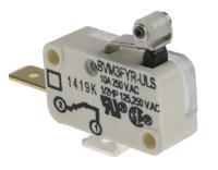 42681 Saia-Burgess Roller Lever Micro Switch, Tab Terminal, 10 A @ 250 V ac, SPST, IP40
