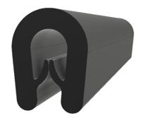175-2573 RS PRO Black Nitrile Rubber Edge Protection, 20m