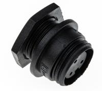 px041203s Bulgin Circular Connector, 3 Contacts, Front, Miniature Connector, Socket, Female, IP68, Buccaneer 400 Series