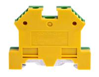 815-773 RS PRO 2-Way Top Hat Earth Terminal Block, 4mm², 22 → 11 AWG Wire, Screw Down, Nylon Housing