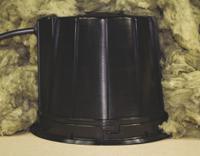 148-00123-spotclip-box-fr-pa66hs-bk HellermannTyton Lighting Cover for use with Reel and blowed-in insulations with LED and Compact Fluorescent Lamps,