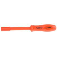 911-1506 ITL Insulated Tools Ltd Hexagon Nut Driver, 1BA Tip, VDE/1000V, 105 mm Blade, 265 mm Overall