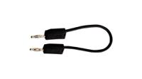 280115-04521 Staubli Test lead, 10A, 30 → 60V, Black, 45cm Lead Length