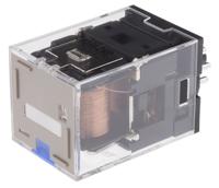 mks3pi-5-24vdc Omron Plug In Power Relay, 24V dc Coil, 10A Switching Current, 3PDT