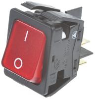c6053alnaeb Arcolectric (Bulgin) Ltd Illuminated DPST, On-Off Rocker Switch Panel Mount