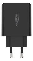 1001-0095 Ansmann 45W USB Adapter AC/DC Adapter 5 → 20 V dc Output, 2.4 → 3A Output