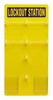 y405809 Brady 20 Padlock Lockout Station Board