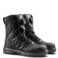 v2420 V12 Footwear Vanguard Black Fibreglass Toe Capped Men's Safety Boots, UK 8, EU 42