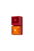 yl40l50arnwr Clifford & Snell YL40 Series Amber Sounder Beacon, 115 V ac, IP65, Fixed Mount, 108dB at 1 Metre