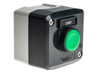 xald101h29 Schneider Electric Spring Return Enclosed Push Button - SPST, Polycarbonate, Green, START, IP66, IP67, IP69K