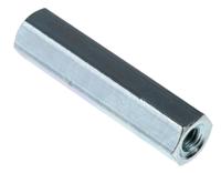 806-6626 RS PRO Standoff, M4 x M4 Thread, 30mm Body, Steel, Female/Female