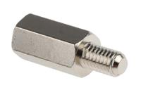 806-6635 RS PRO Standoff, M5 x M5 Thread, 15mm Body, Brass, Male/Female, 8mm Stud