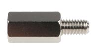 806-6635 RS PRO Standoff, M5 x M5 Thread, 15mm Body, Brass, Male/Female, 8mm Stud