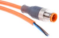 11804-rst-4-072-m Lumberg Automation Male 4 way M12 to Unterminated Free End Sensor Actuator Cable, 2 m