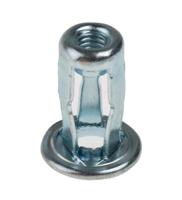 768-0729 RS PRO Bright Zinc Plated, M4 Steel Threaded Insert, 11.89mm diameter 8.38mm Depth 16.59mm