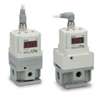 itv2050-31f2bl3 SMC G 1/4 Pneumatic Regulator - 0.5bar to 9bar, 10bar max. input