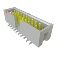 htst-110-01-sm-dv Samtec HTST Series Right Angle Surface, Through Hole PCB Header, 20 Contact(s), 2.54 mm Pitch, 2 Row, Shrouded