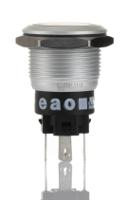 82-55511113 EAO 82 Series Illuminated Push Button Switch, Momentary, Panel Mount, 19mm Cutout, SPDT, Red LED, 240V, IP65, IP67