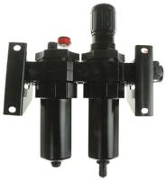 bl64-601 Norgren G 3/4 FRL, Automatic Drain, 40μm Filtration Size - With Pressure Gauge