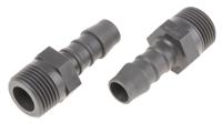 795-180 RS PRO Hose Connector, Straight Hose Tail Adaptor, BSP 3/8in 10mm ID